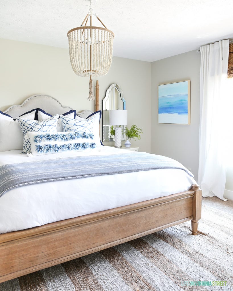 Beachy Guest  Bedroom  Reveal Life On Virginia Street