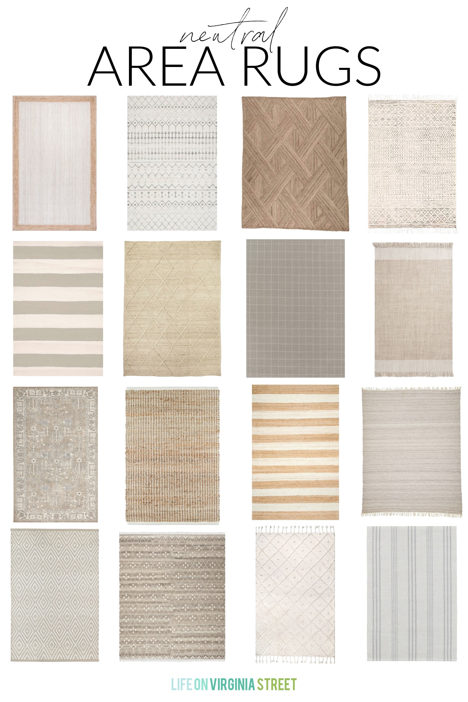 Neutral Rug Picks My Favorite Sources, Neutral Area Rugs