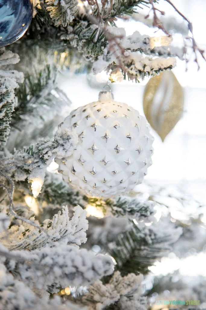 DIY Dollar Store Marbled Ornaments - This is our Bliss