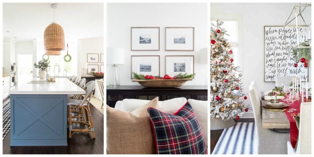 Cute ideas for use plaid Christmas decor during the holidays!