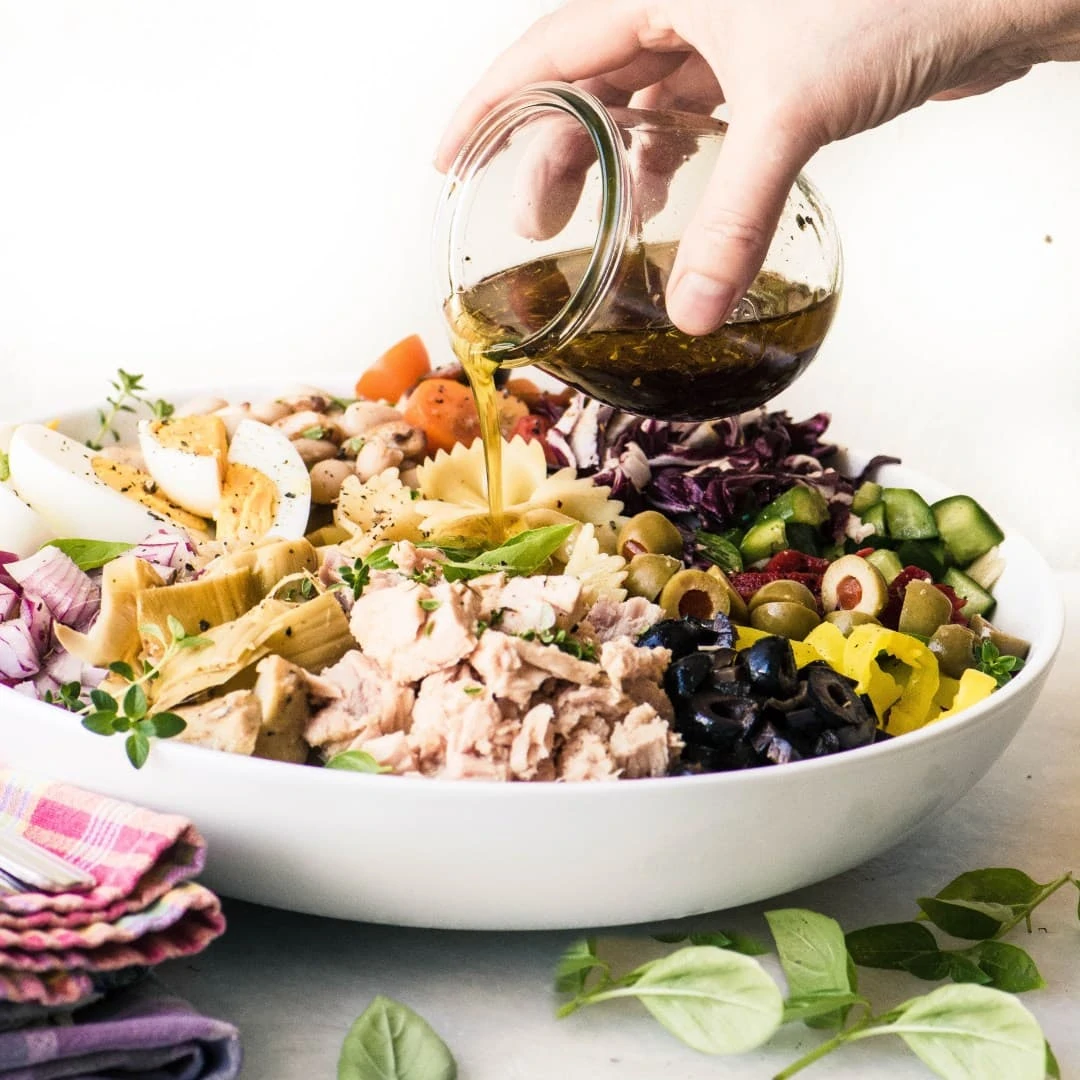 Mediterranean Pasta Salad With Tuna