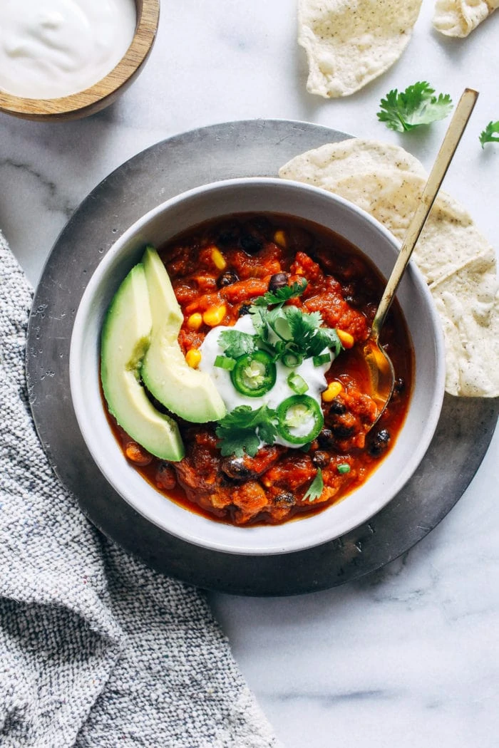 One-Pot Vegan Pumpkin Chili