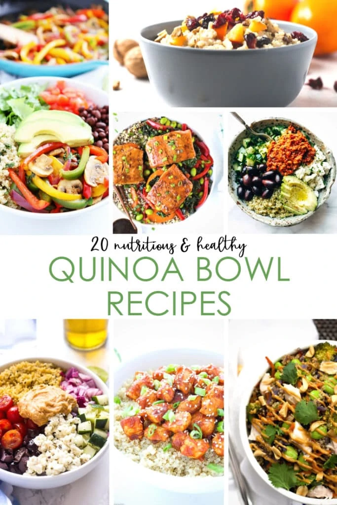 Meal-Prep Vegetarian Kung Pao Quinoa Bowls + 5 more bowl recipes! - Fit  Foodie Finds