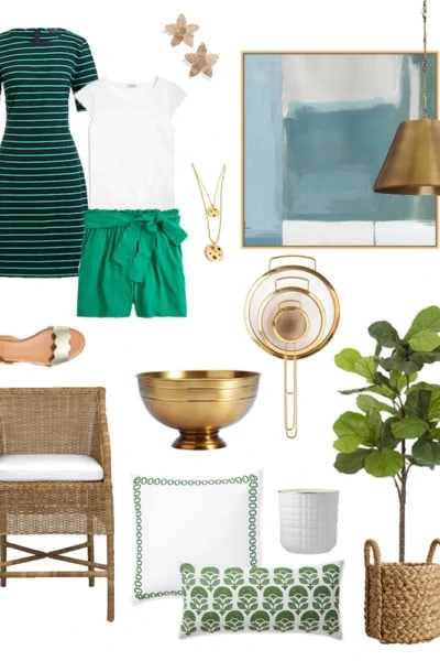 St. Patrick's Day Weekend Sales - the cutest green and gold finds for home and fashion!