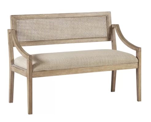 Cane Wood Bench