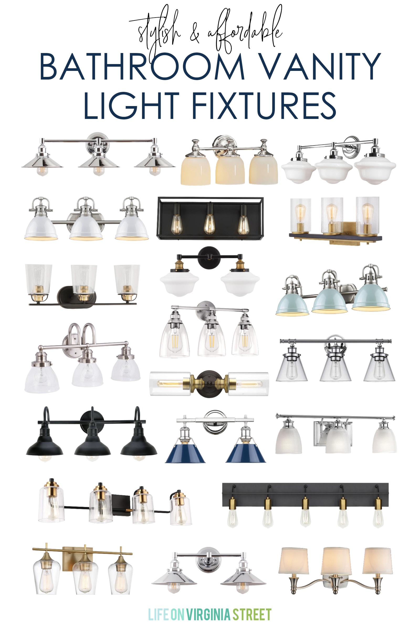 cheap bathroom vanity light fixtures