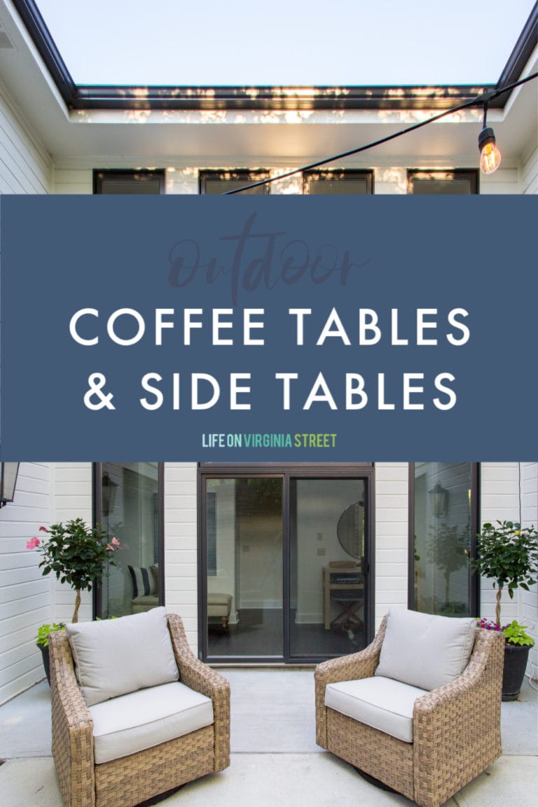 Outdoor Coffee Tables & Side Tables Life On Virginia Street