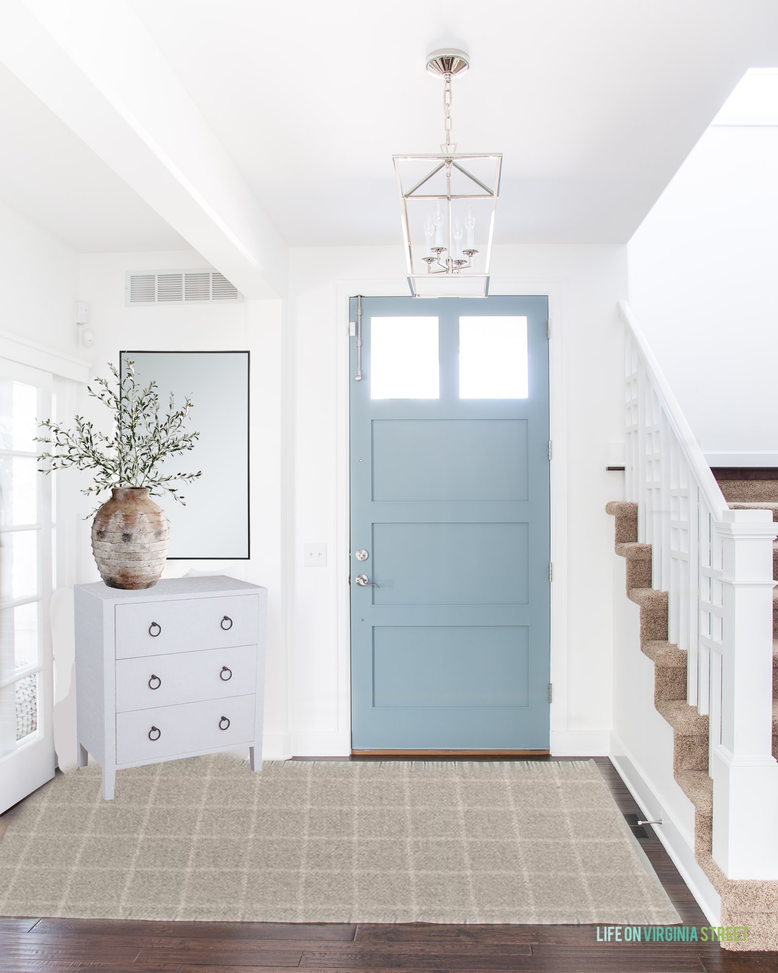 Entryway Cabinets & Our Mini Makeover Plans - Life On Virginia Street