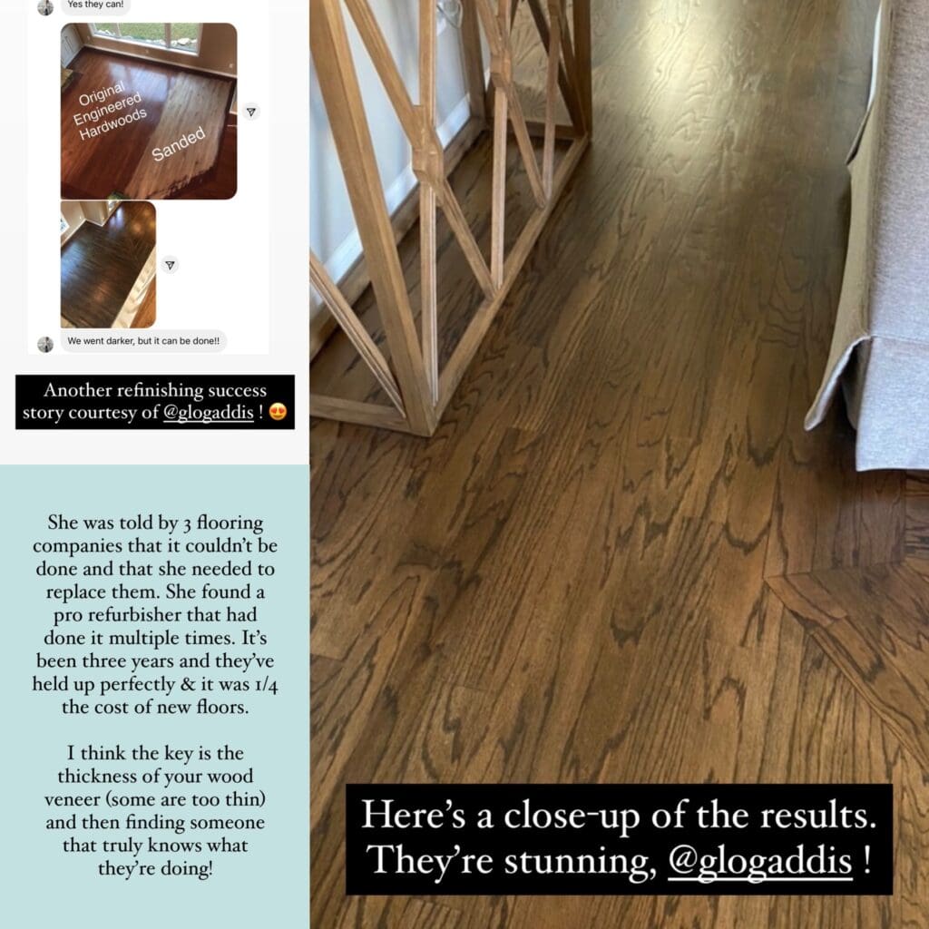 Can You Refinish Engineered Hardwood Floors Life On Virginia Street