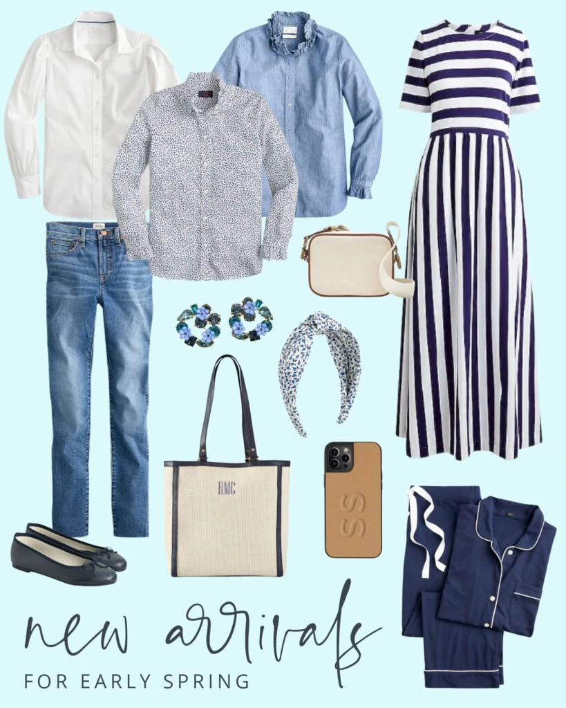 Nautical inspired outfits for spring including a striped maxi dress, floral top, linen tote, leather phone case, and more. And most of the items are on sale this weekend!