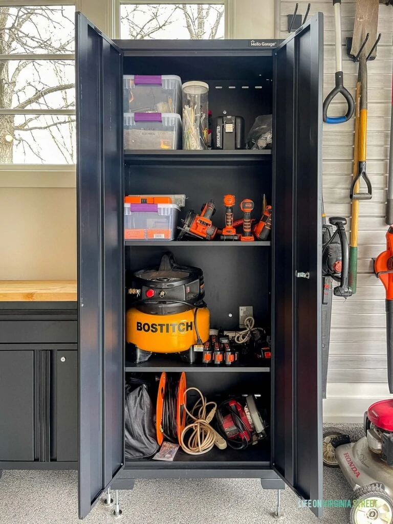 Heavy Duty Storage Tote/Recycle Tote - Garage Storage Cabinets, Slatwall