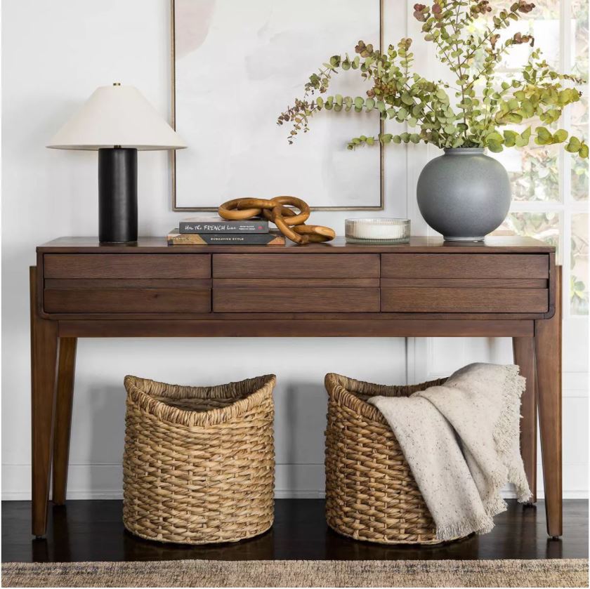 Target deals wood lamp