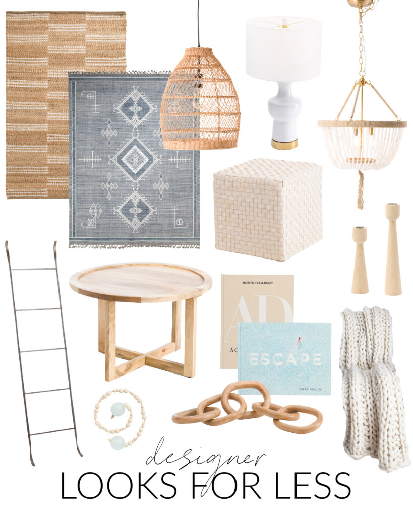Designer look for less home decor items from TJ Maxx.