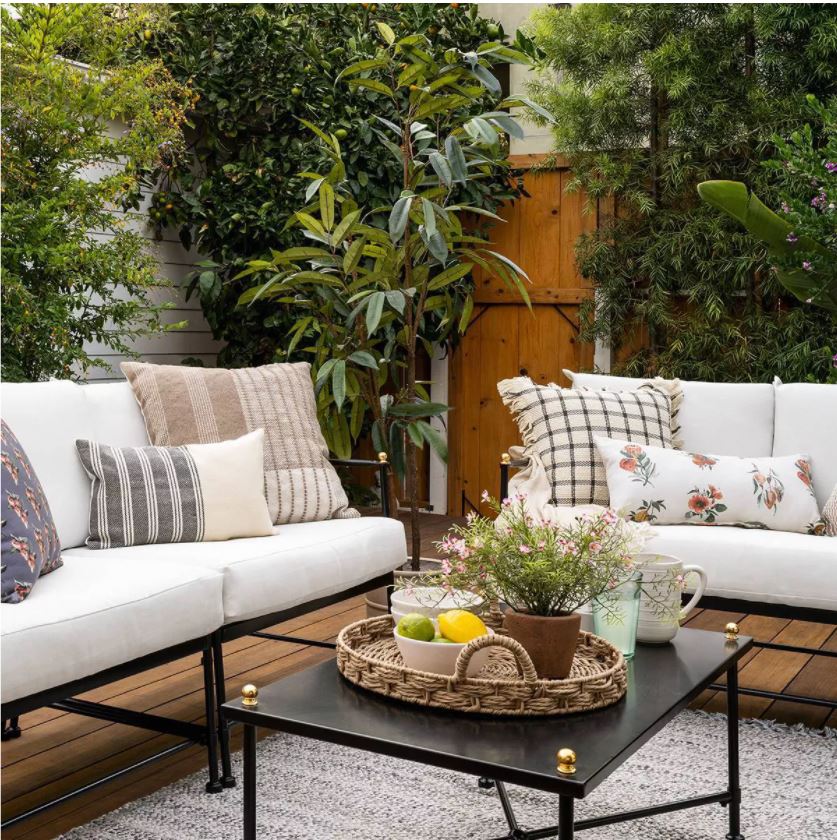 Patio furniture and outdoor decor from the new Studio McGee collection at Target for Spring 2022!