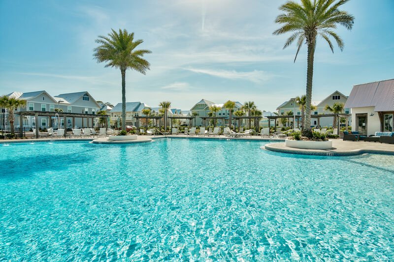 One of the two gorgeous resort style pools at Prominence on 30A.