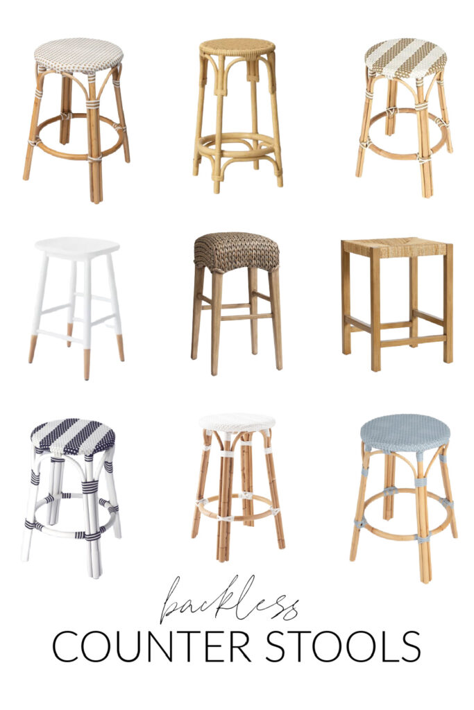 Coastal kitchen 2025 counter stools