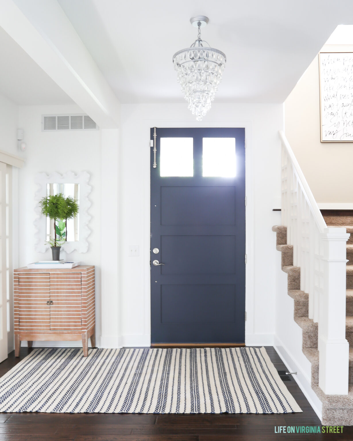 Benjamin Moore Hale Navy & Our Updated Den Life On Virginia Street