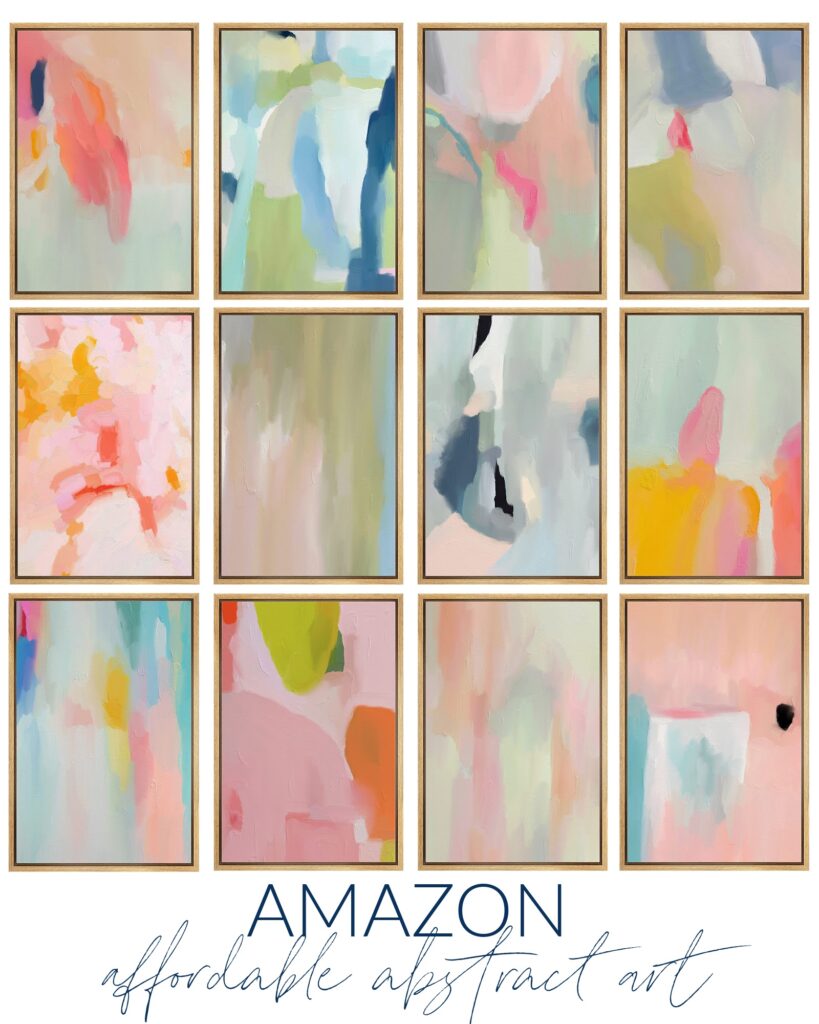 Colorful abstract art options from Amazon.