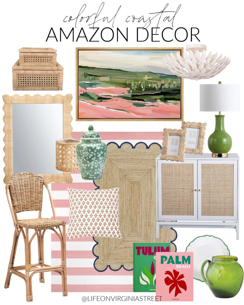 Colorful Coastal Amazon Decor - Life On Virginia Street