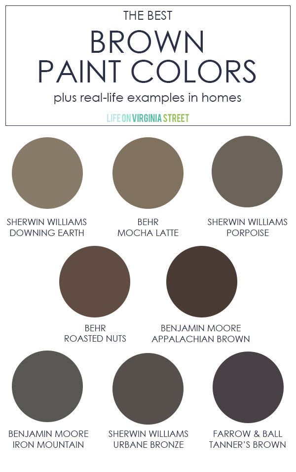 13 Brown Paint Colors EimerMiransh