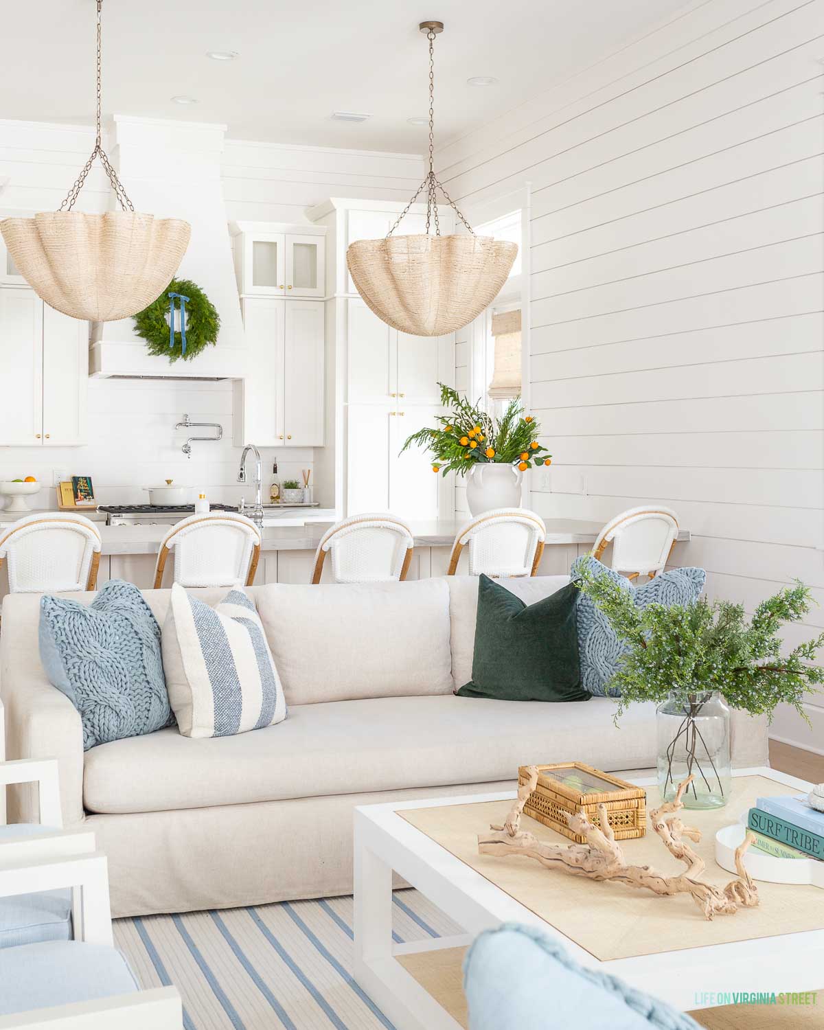 2023 Coastal Christmas Home Tour - Life On Virginia Street