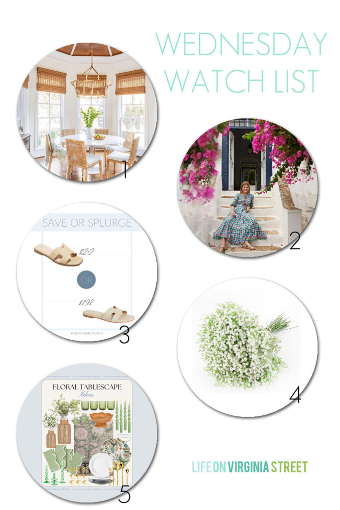 Pinterest Spring Watch List Wednesday Watch List - Life On Virginia Street