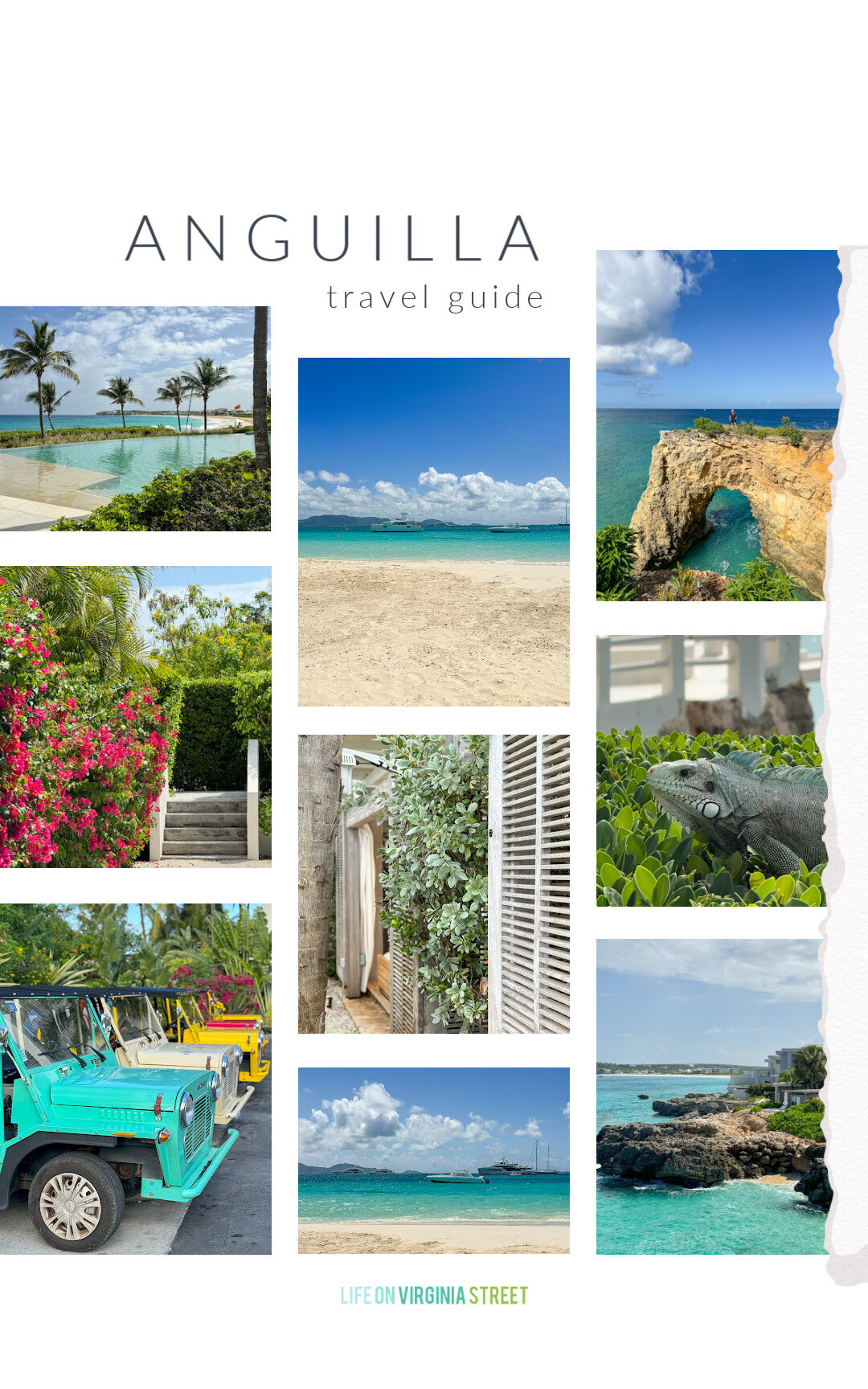 A thorough travel guide focusing on what to do, where to eat, and where to stay in Anguilla! Includes lot of images of the island including the beaches, restaurants, and more!