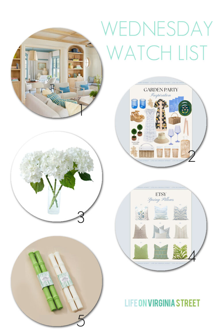 Pinterest Spring Watch List Wednesday Watch List - Life On Virginia Street